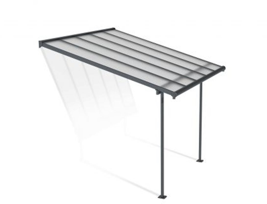 PALRAM Pergola záhradná SIERRA 3000, antracit 3 × 3 m