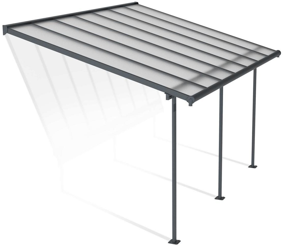 PALRAM Pergola záhradná SIERRA 4200, antracit 3 × 4,25 m