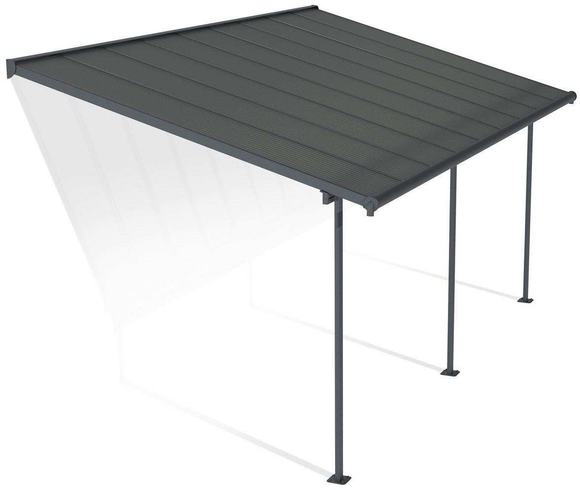 PALRAM Pergola záhradná CAPRI 5400, antracit 3 × 5,46 m