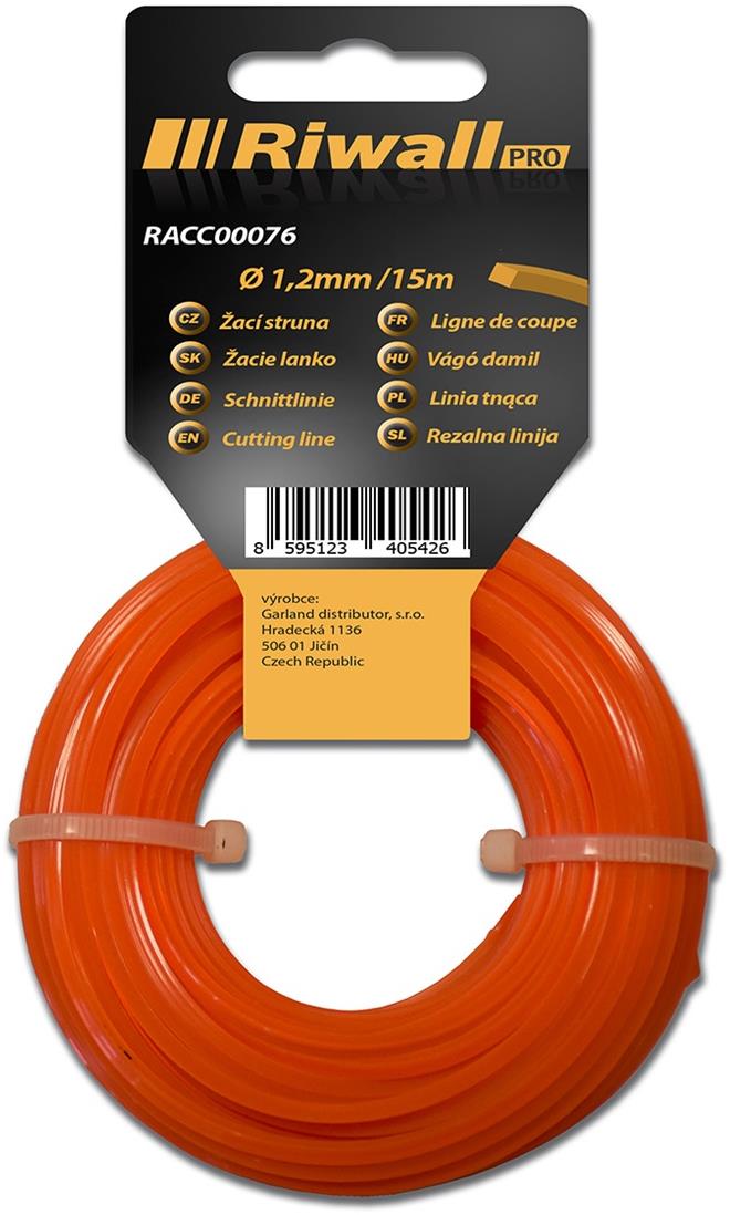 Riwall PRO Žacia struna pr. 1,2 mm, dĺžka 15 m, štvorcový prierez