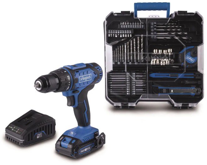 SCHEPPACH Vŕtací skrutkovač AKU 20V IXES s príslušenstvom C-DTB74/1-X (1× 2 Ah)