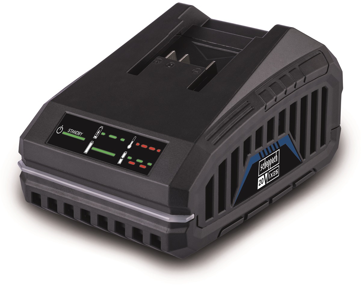 Scheppach SBC4.5A – 20 V nabíjačka 4,5 A