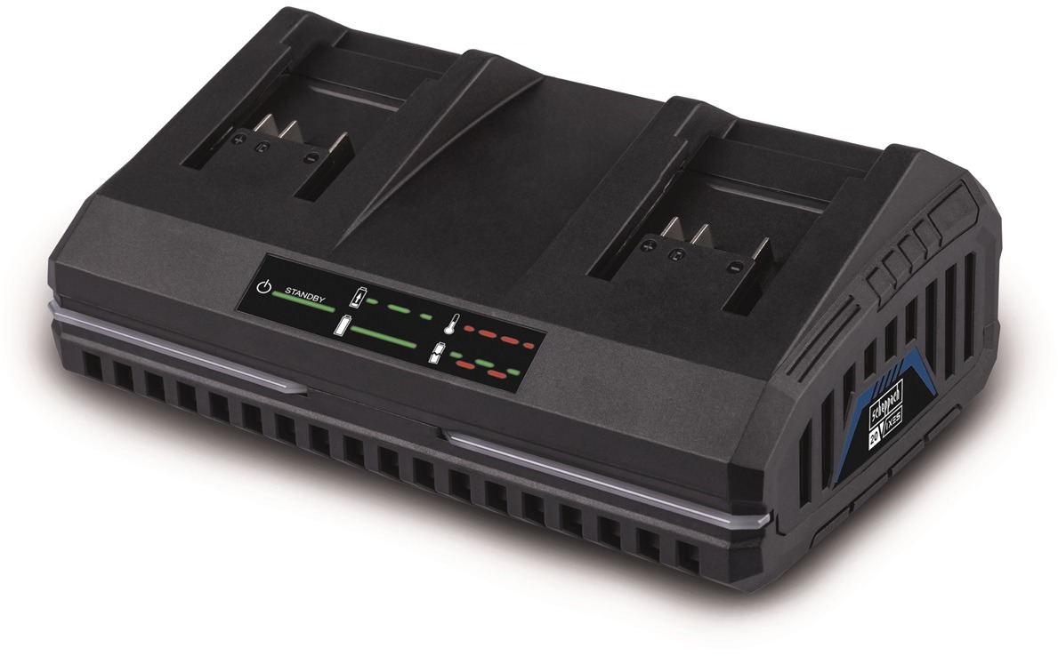 Scheppach SDBC4.5A – 20 V dvojitá nabíjačka 4,5 A