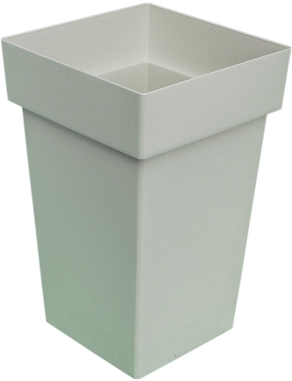 GARDINO kvetináč MELROSE QUADRATE 30 × 30 × 41 cm, béžový