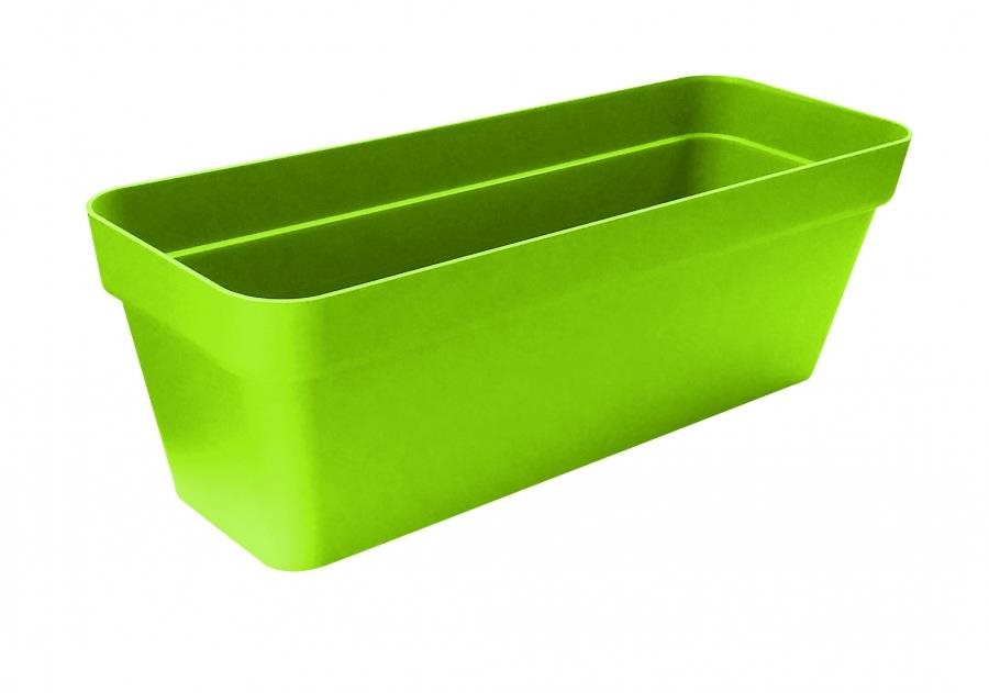 GARDINO truhlík MELROSE 60 cm, zelený, so zásobníkom na vodu