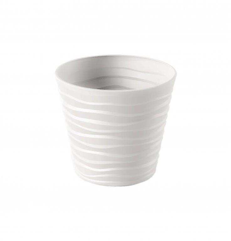 GARDINO Kvetináč BORA, priemer 30 cm, biely