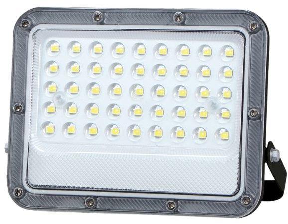 Garsaco Prémiový ultratenký LED reflektor sivý 30 W 2600 lm, studená farba svetla