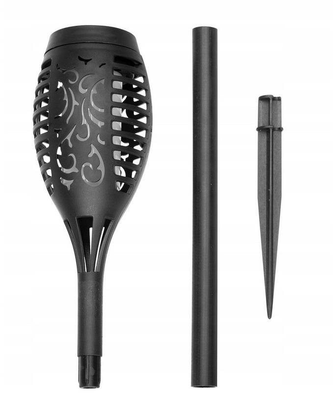 Gardlov 23559 záhradná solárna pochodeň 12 LED, 3,7 V, 51 cm, 1 ks