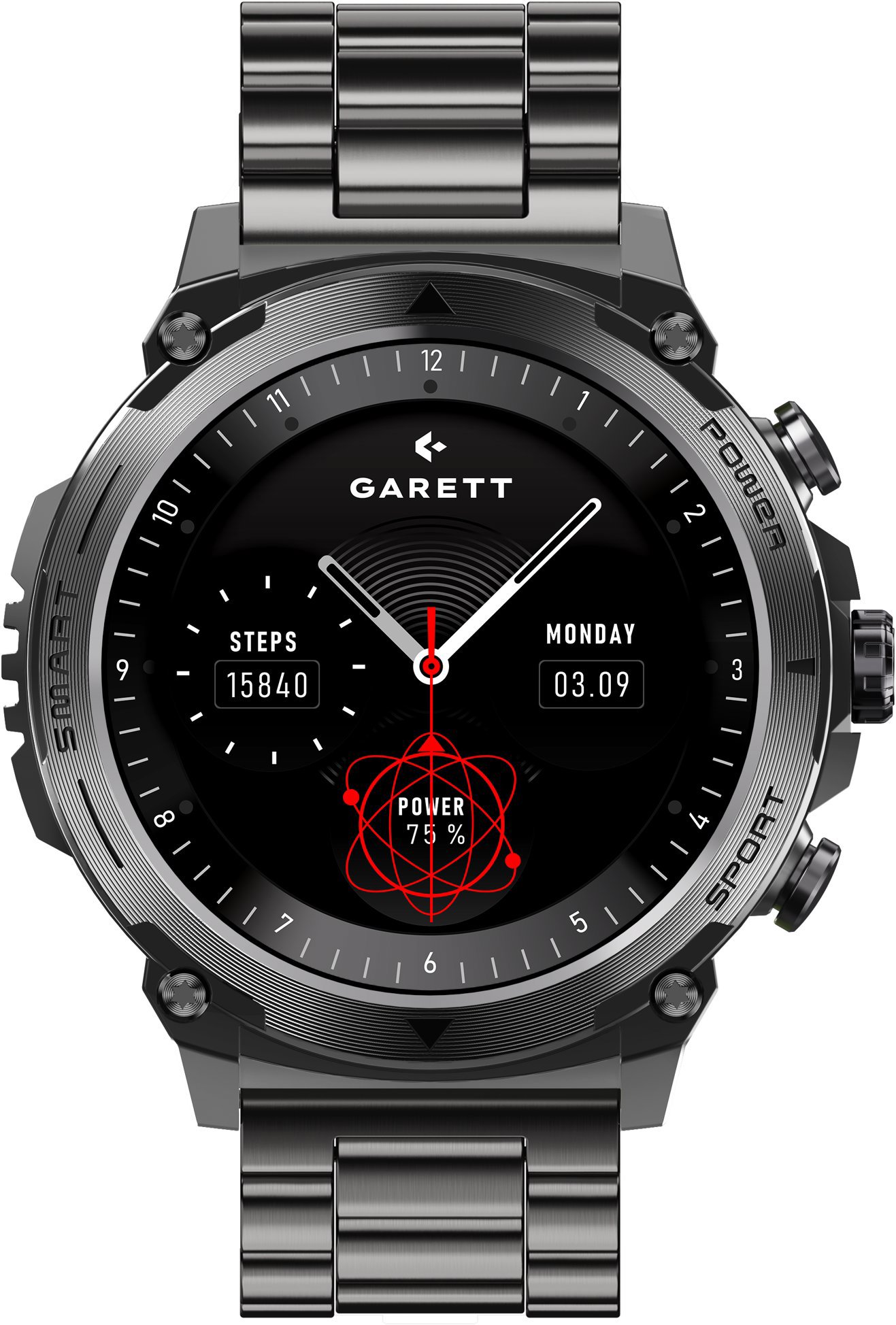 Garett Atom Black Steel