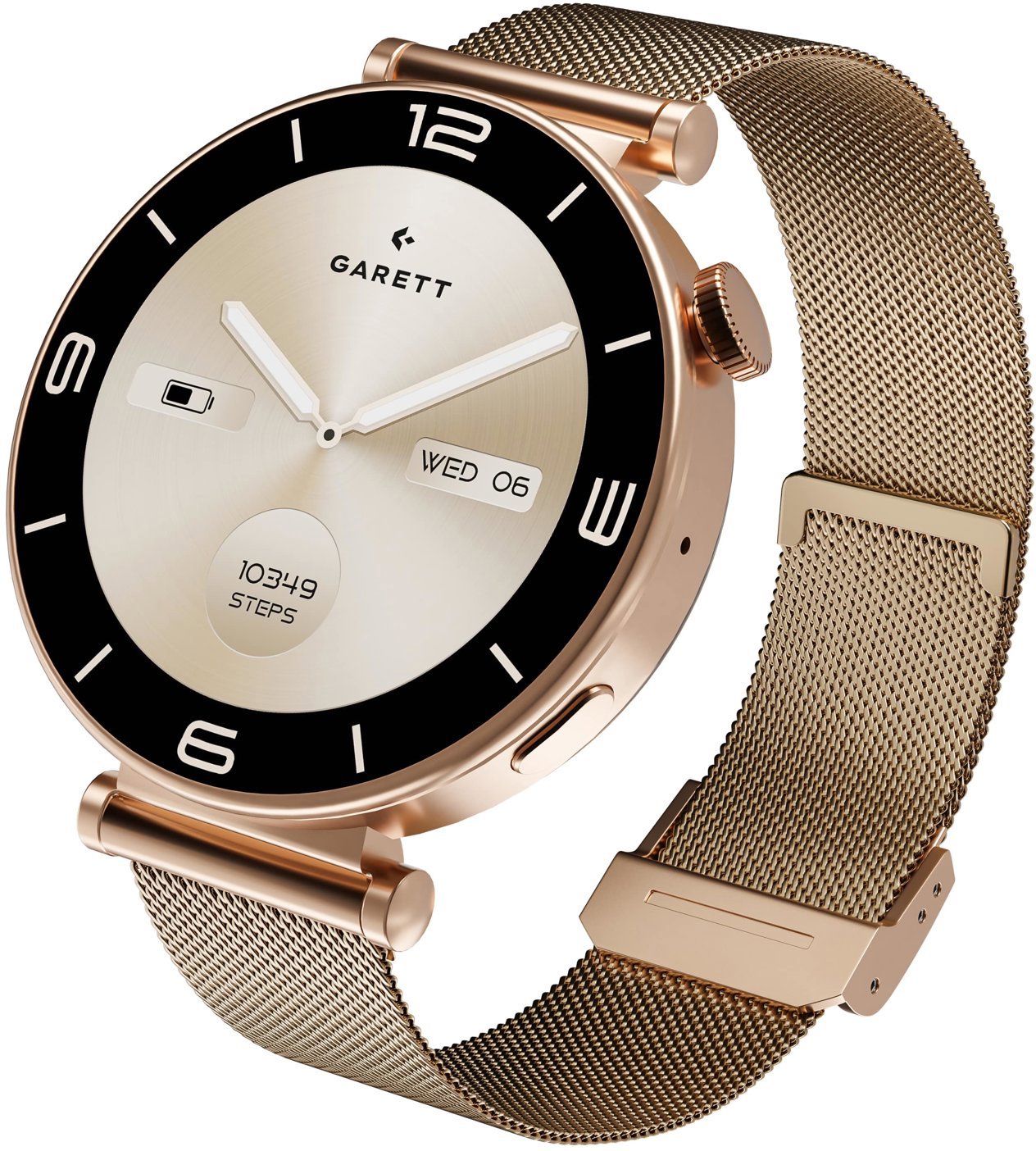 Garett Rose Gold Mesh steel