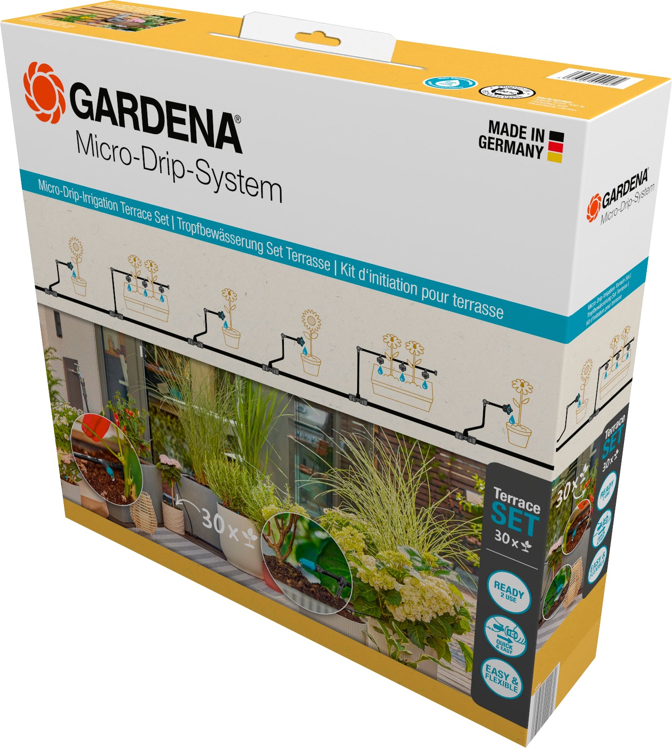 GARDENA MDS Štartovacia súprava na terasy 30 rastlín