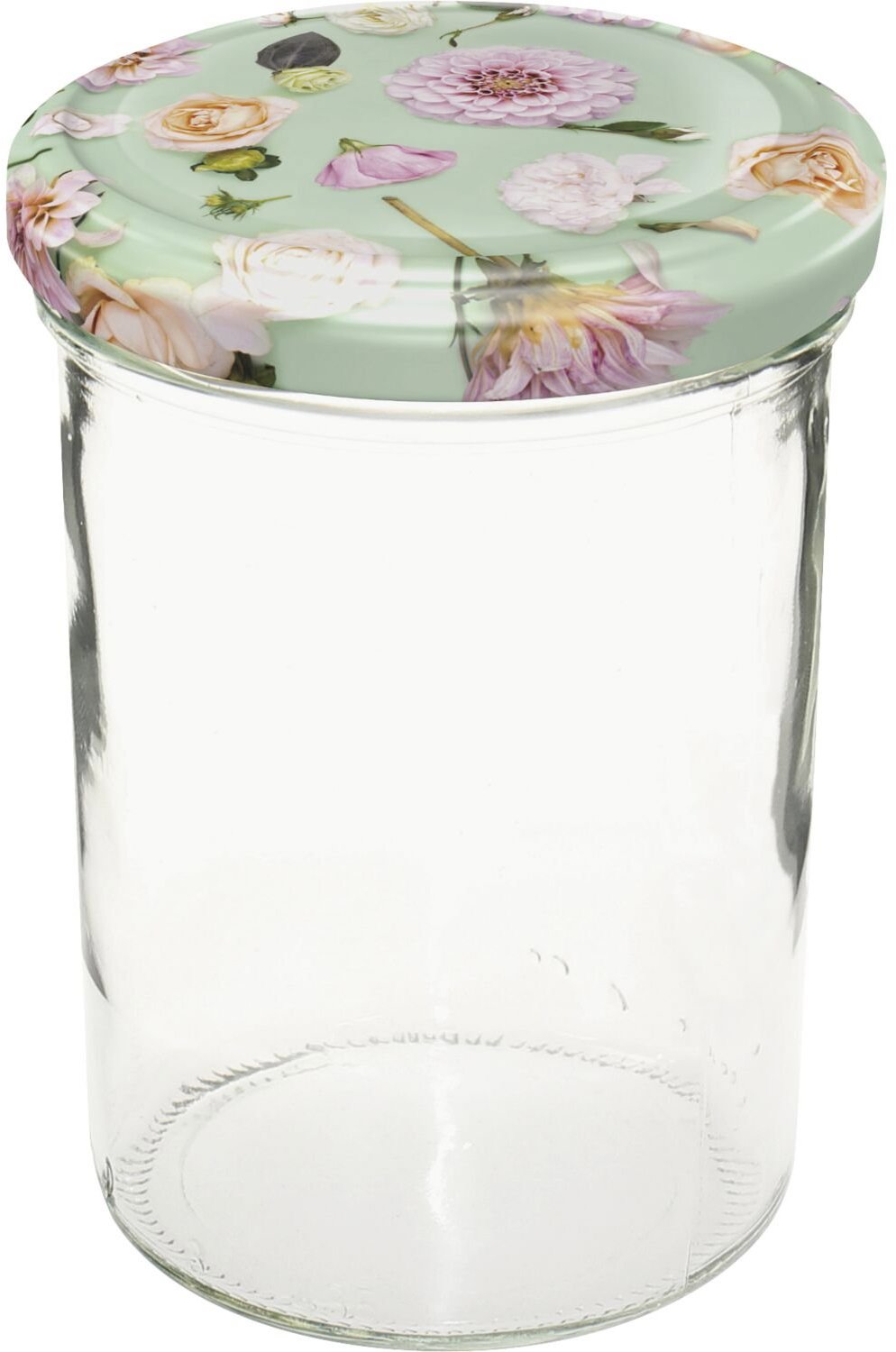 Gastro Zavařovací sklenice 435 ml, mátová, víčko šroubovací Springflower, 15 ks
