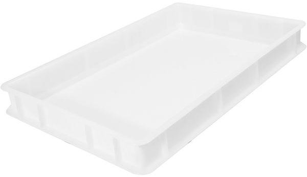 Gastro Prepravka plast 13 l, 60 × 40 × 7 cm, biela