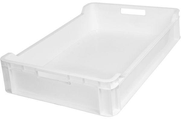 Gastro Prepravka plast 23 l, 60 × 40 × 11 cm, biela