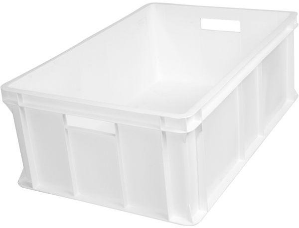 Gastro Prepravka plast 40 l, 60 × 40 × 21 cm, biela