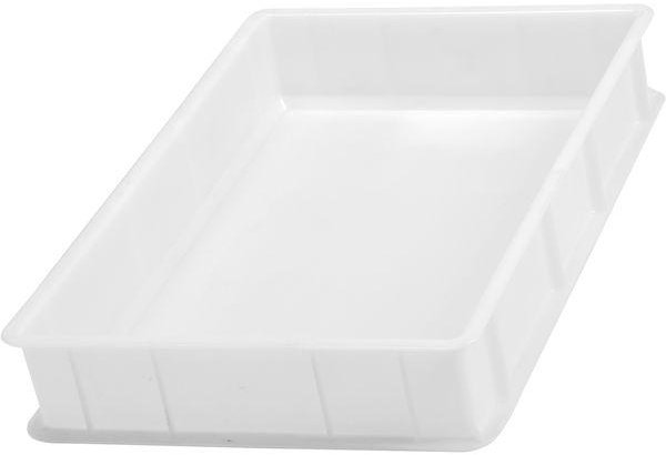 Gastro Prepravka plast 20 l, 60 × 40 × 10 cm, biela