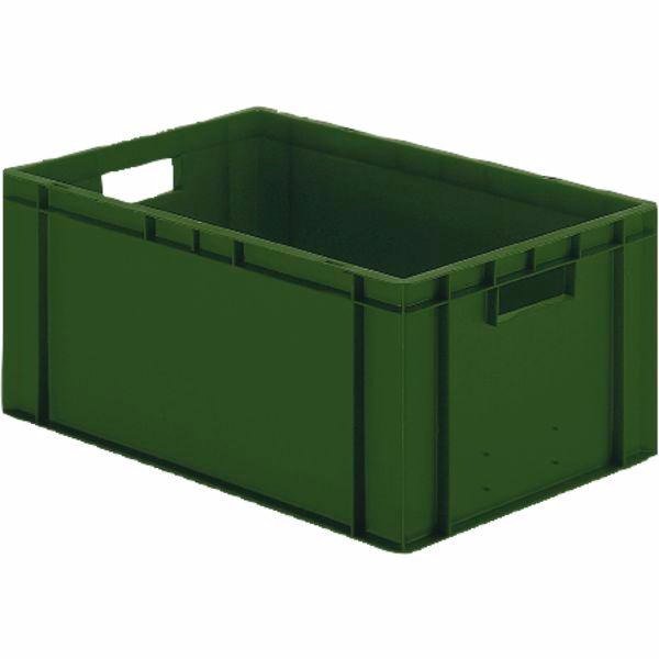 Gastro Prepravka plast 60 × 40 × 21 cm, zelená