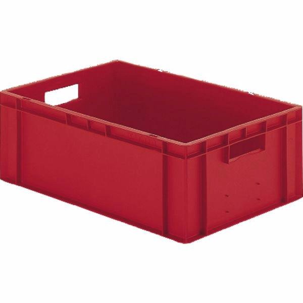 Gastro Prepravka plast 60 × 40 × 32 cm, červená