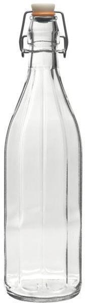 Gastro Fľaša na alkohol 1 l hranatá, 6 ks