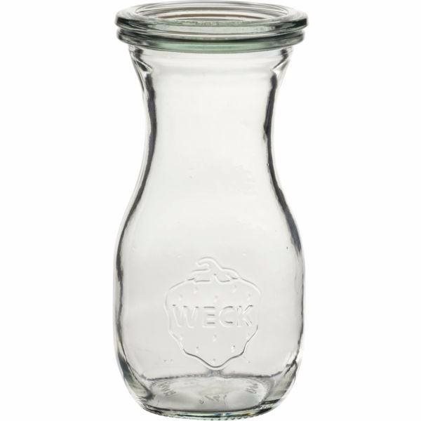 Weck zaváracie poháre 250 ml, súprava 4 ks viečko tesnenie svorky