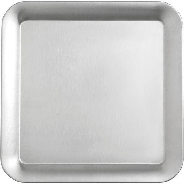 APS Tácka servírovací podnos štvorec 23 × 23 cm nehrdzavejúca oceľ mat Kaffeehaus