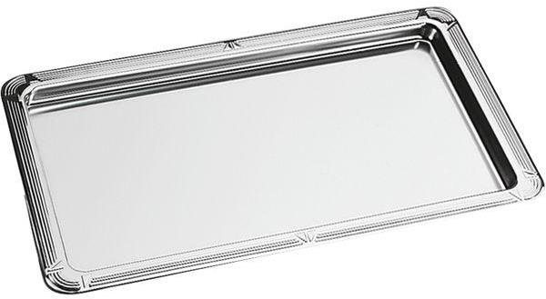 APS Servírovacia tácka podnos nehrdzavejúca oceľ Profi Line GN 1/1 53 × 32,5 cm, dekorovaný okraj