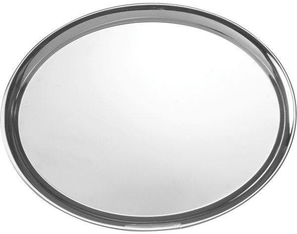 Gastro Servírovacia tácka podnos oválna 32 × 25 cm nehrdzavejúca oceľ
