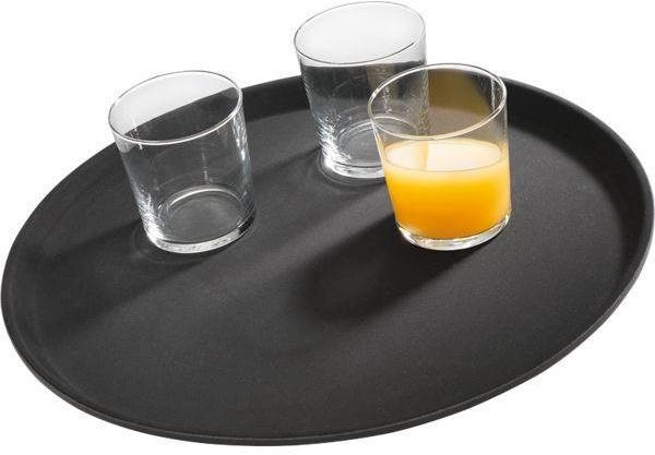 APS Tácka podnos 40,5 cm, okrúhla, čierna