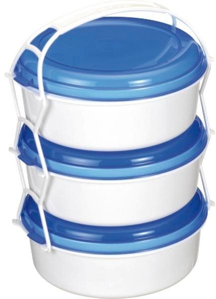 Gastro Jedlonosič trojposchodový 1 l, rôzne farby, plast