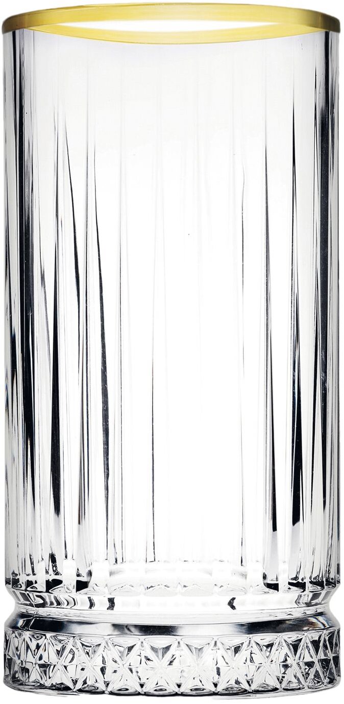 Pasabahce Elysia Gold Poháre na long drink, 0,45 l, balenie 4 ks