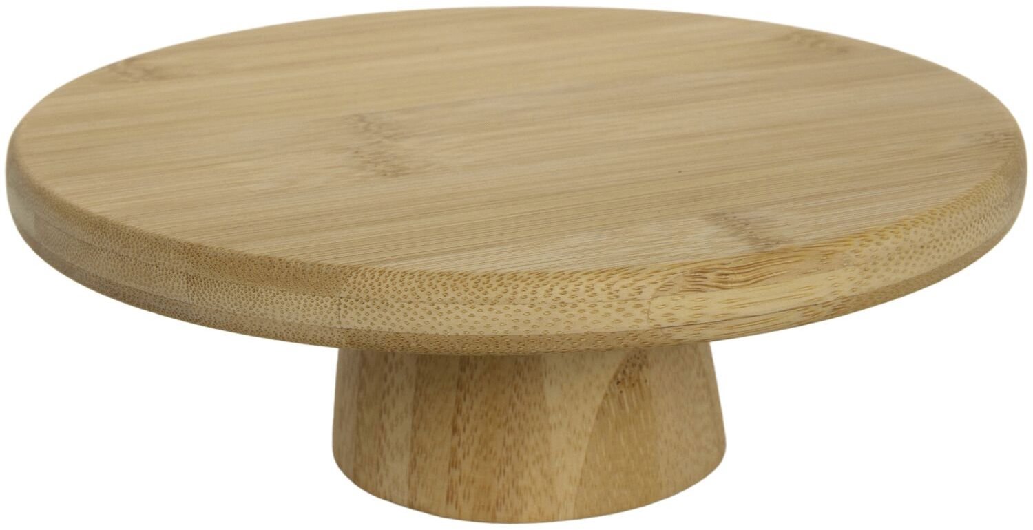Gastro Servírovací podnos na nohe, drevený, výška 70 mm, dĺžka 200 mm, šírka 200 mm
