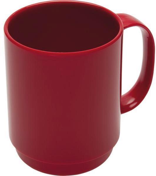 Ornamin Hrnček plastový 350 ml, červený
