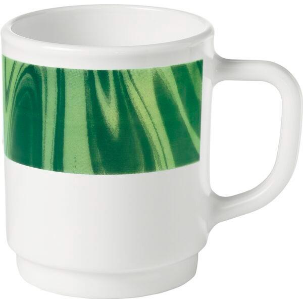 Bormioli Rocco Hrnček s uchom Careware 250 ml, zelený, 12 ks