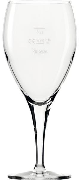 Ilios Pohár na víno 350 ml, cejch 0,125 l + 0,0625 l, 6 ks