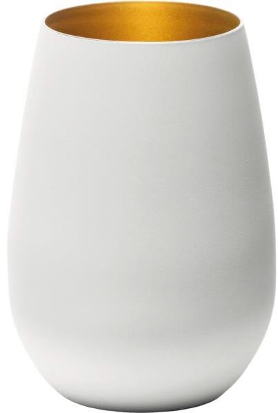 Stölzle Elements Pohár 465 ml, biela / zlatá, 6 ks