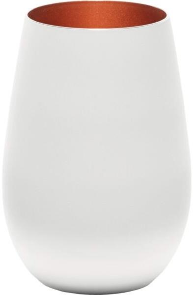 Stölzle Elements Pohár 465 ml, biela / bronzová, 6 ks