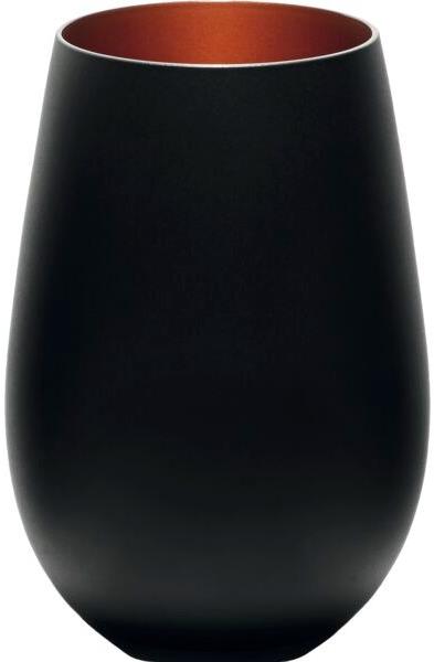Stölzle Elements Pohár 465 ml, čierna / bronzová, 6 ks