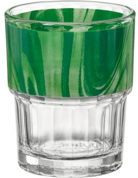 Bormioli Rocco Pohár stohovateľný Lyon 200 ml, zelený, 12 ks
