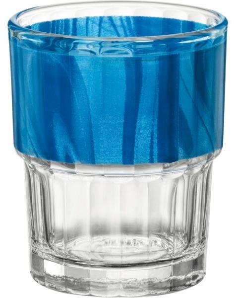 Bormioli Rocco Pohár stohovateľný Lyon 200 ml, modrá, 12 ks