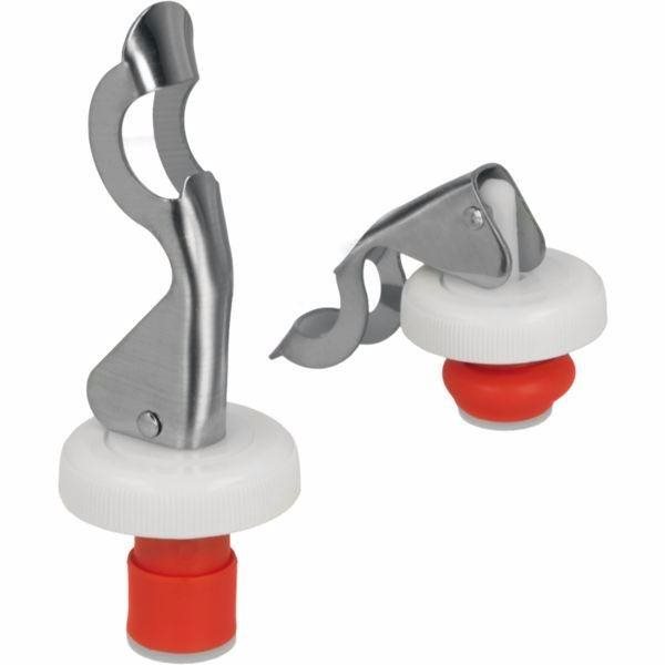 Uzáver fliaš Gastro súprava 2 ks farebný