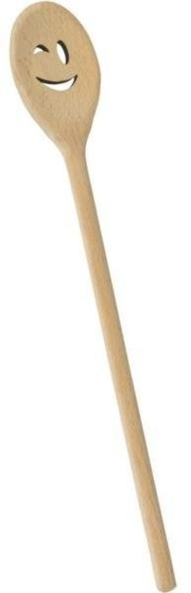 Vareška drevená Smiley 30 cm oválna
