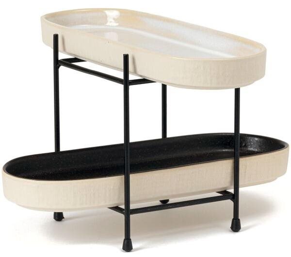 Stojan/etažér 2-poschodový Costa Nova Notos 15,1 cm