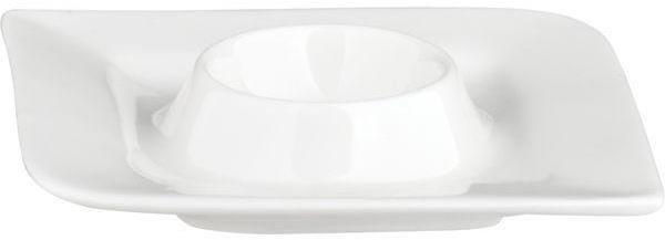 Stojan na vajíčko porcelán Fantastic 11×11 cm, biely 6 ks