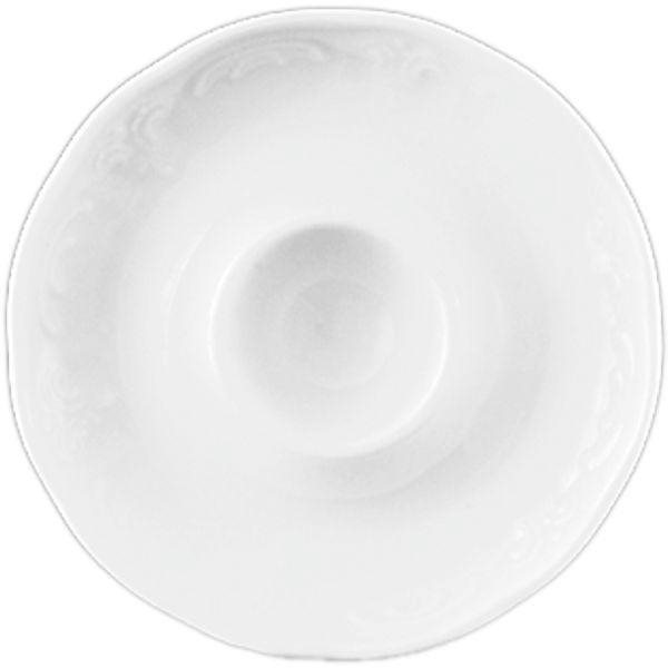 Stojan na vajíčko porcelán Lilien Bellevue, biely 6 ks