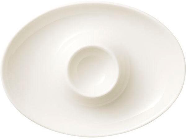 Stojanček na vajíčko porcelán Villeroy & Boch Gourmet, krémový 6 ks