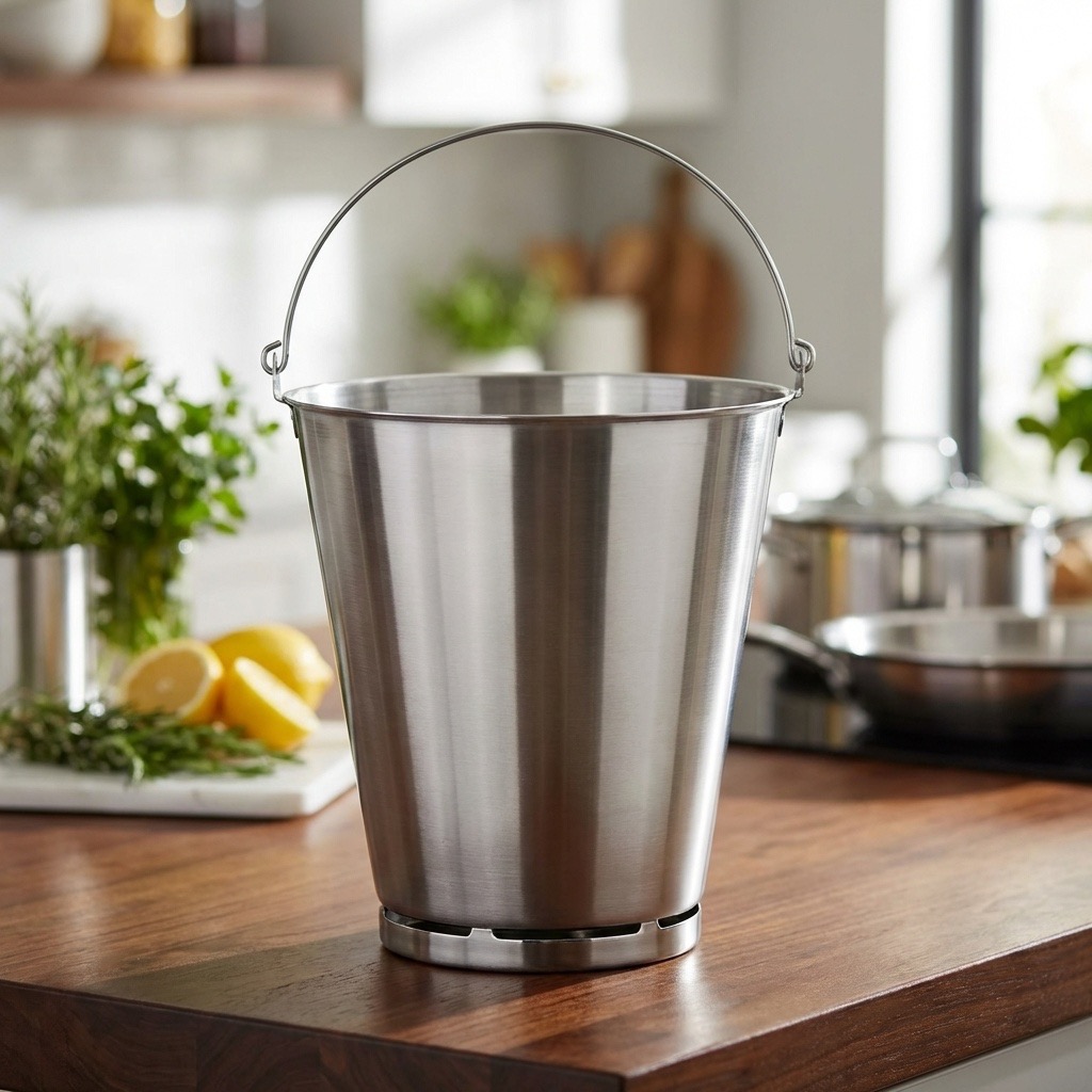 Vedierko so stupnicou, nerez, Paderno Grand Gourmet 10 l