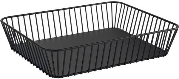 Košík kovový APS Urban 32,5 × 26,5 cm GN 1/2, čierny