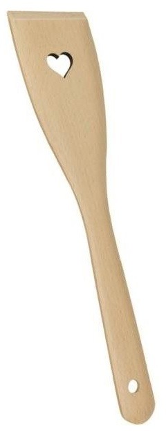 Gastro obracačka drevená, Srdce 30 cm