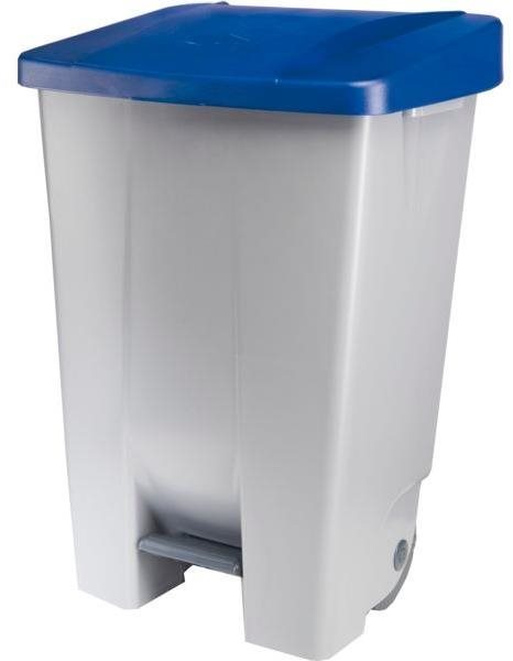 Gastro Odpadkový kôš nášľapný 80 l, sivá/modrá