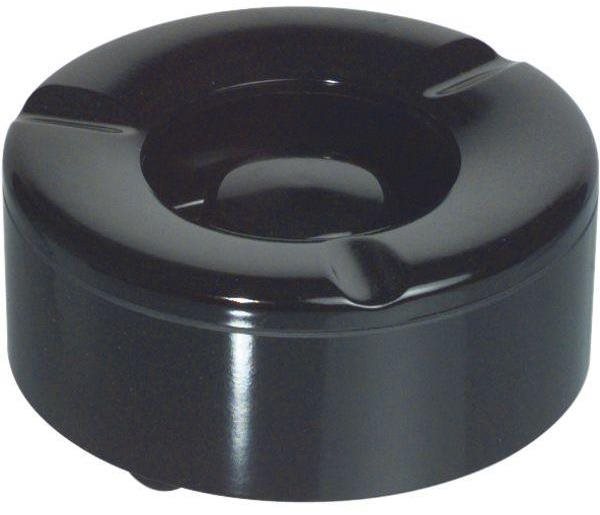 Waca Popolník vonkajší do vetra, plastový 10 cm, čierny